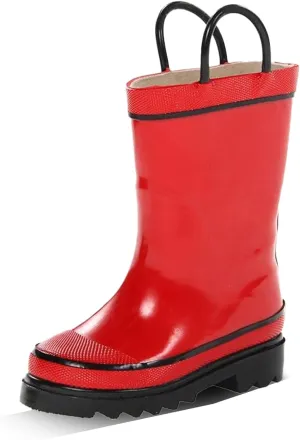 Western Chief Rain Boots with Pull on Handles for Toddlers and Kids - Premium Waterproof Boots for Boys and Girls