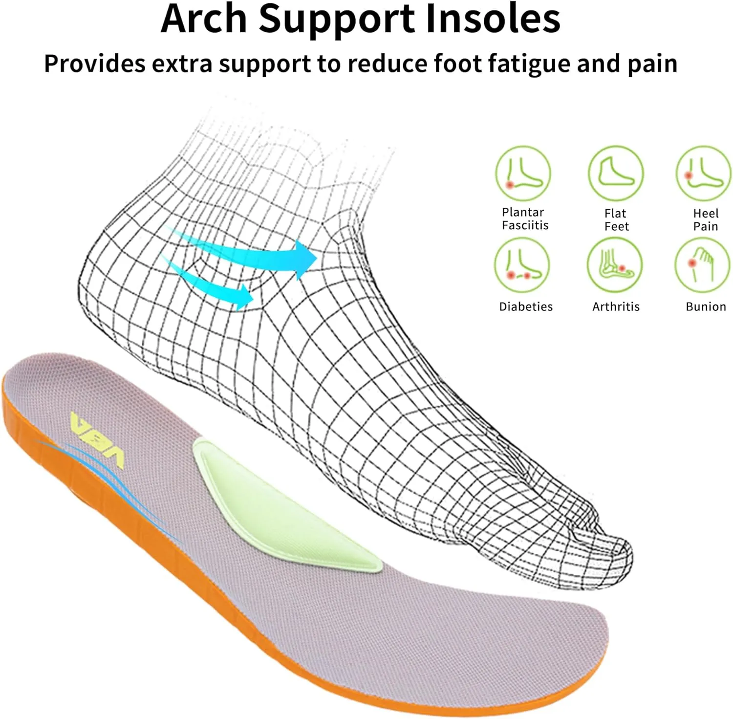 Wide Toe Box Shoes Women Arch Support Walking Shoes for Plantar FasciitisWide Width Orthotic Tennis Sneakers