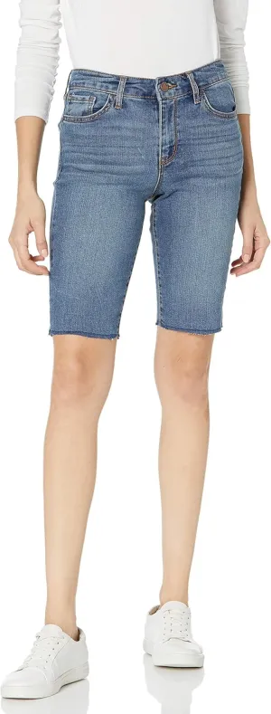William Rast Women's High Rise Biker Bermuda Short