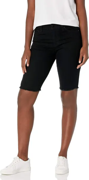 William Rast Women's High Rise Biker Bermuda Short