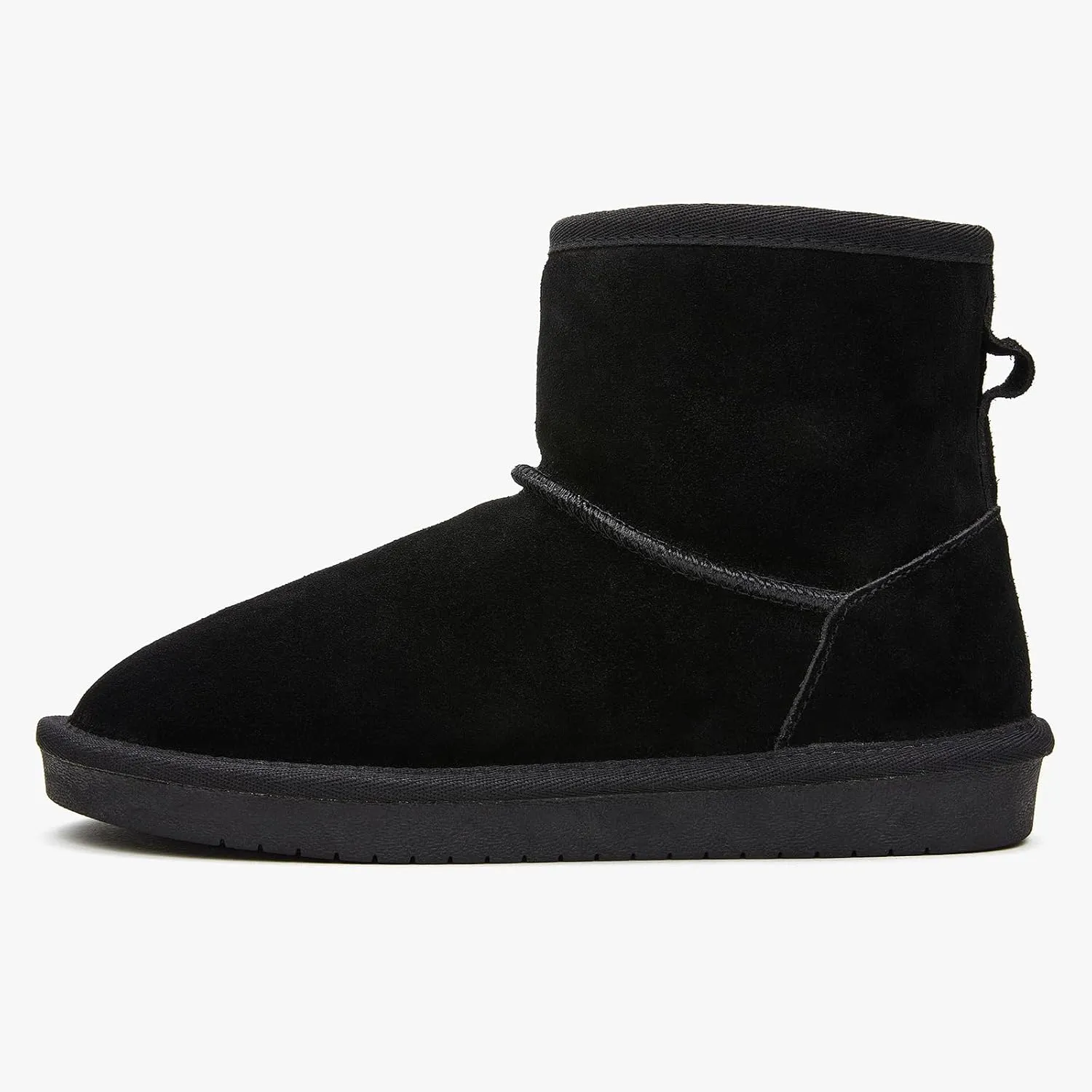 Women Winter Snow Boots Suede Mini Boots with Fur Lined Slip On Anti-Slip Comfort Ankle Boots for Women
