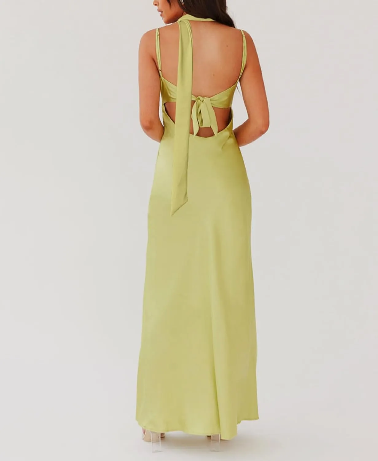 Women Y2K Floral Long Cami Dress Backless Slip Bodycon Dress Sexy Spaghetti Strap Maxi Dresses Summer Beachwear