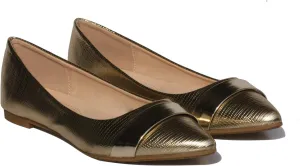 Women's Classic Pointy Toe Boat Slip on Ballet Flats Patent Leather