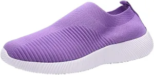 Women's Lightweight Slip On Walking Running Shoes Tennis Shoes Womens Lether Men Casual Dress Shoes Women Shoes Sneakers Steel Toe Tennis Shoe Loafers Shoe