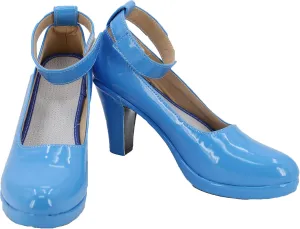 Womens Maid Chocola Red Boots Shoes Halloween Cosplay Costume
