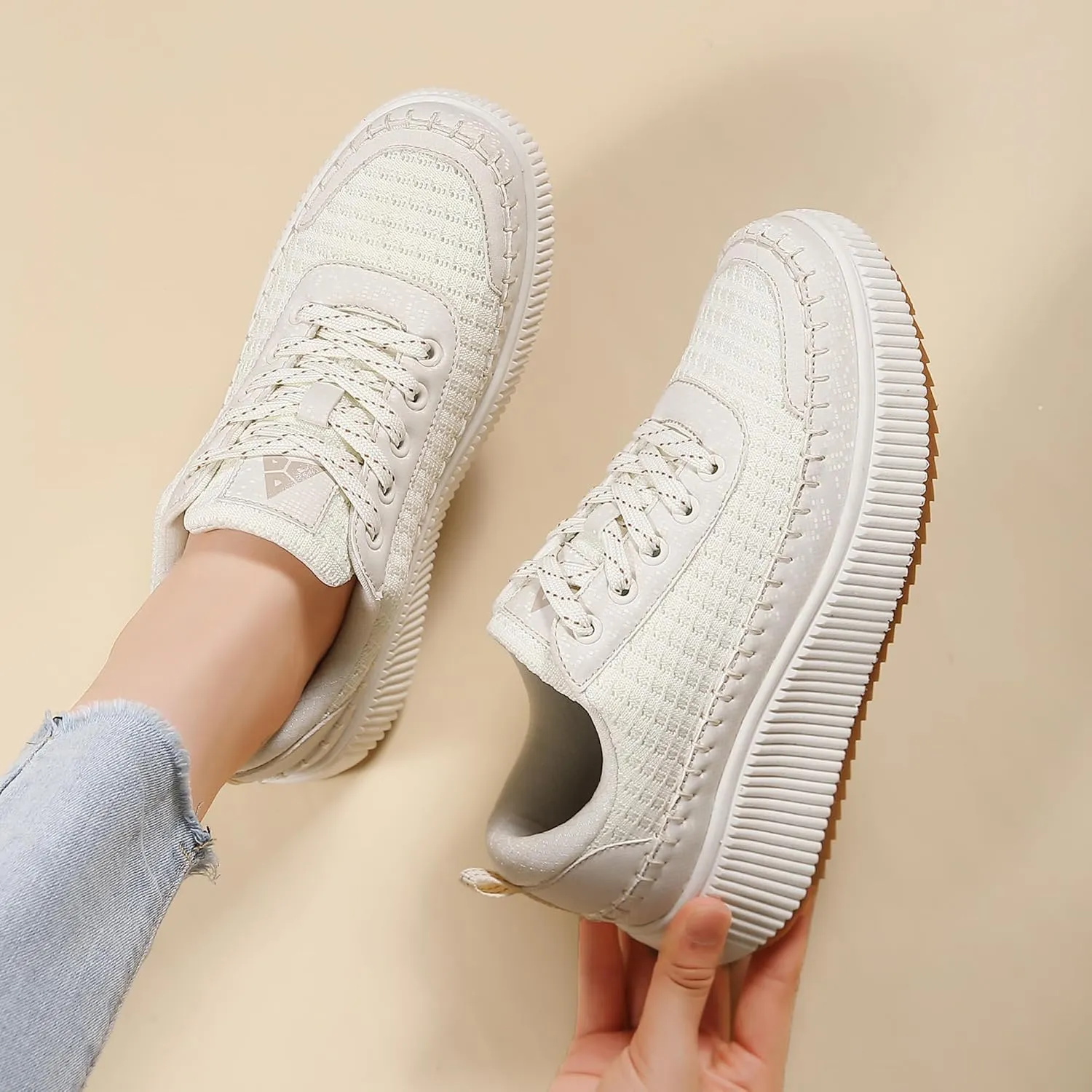 Womens Platform Shoes Comfortable Casual Sneakers Casual Tennis Walking Shoes