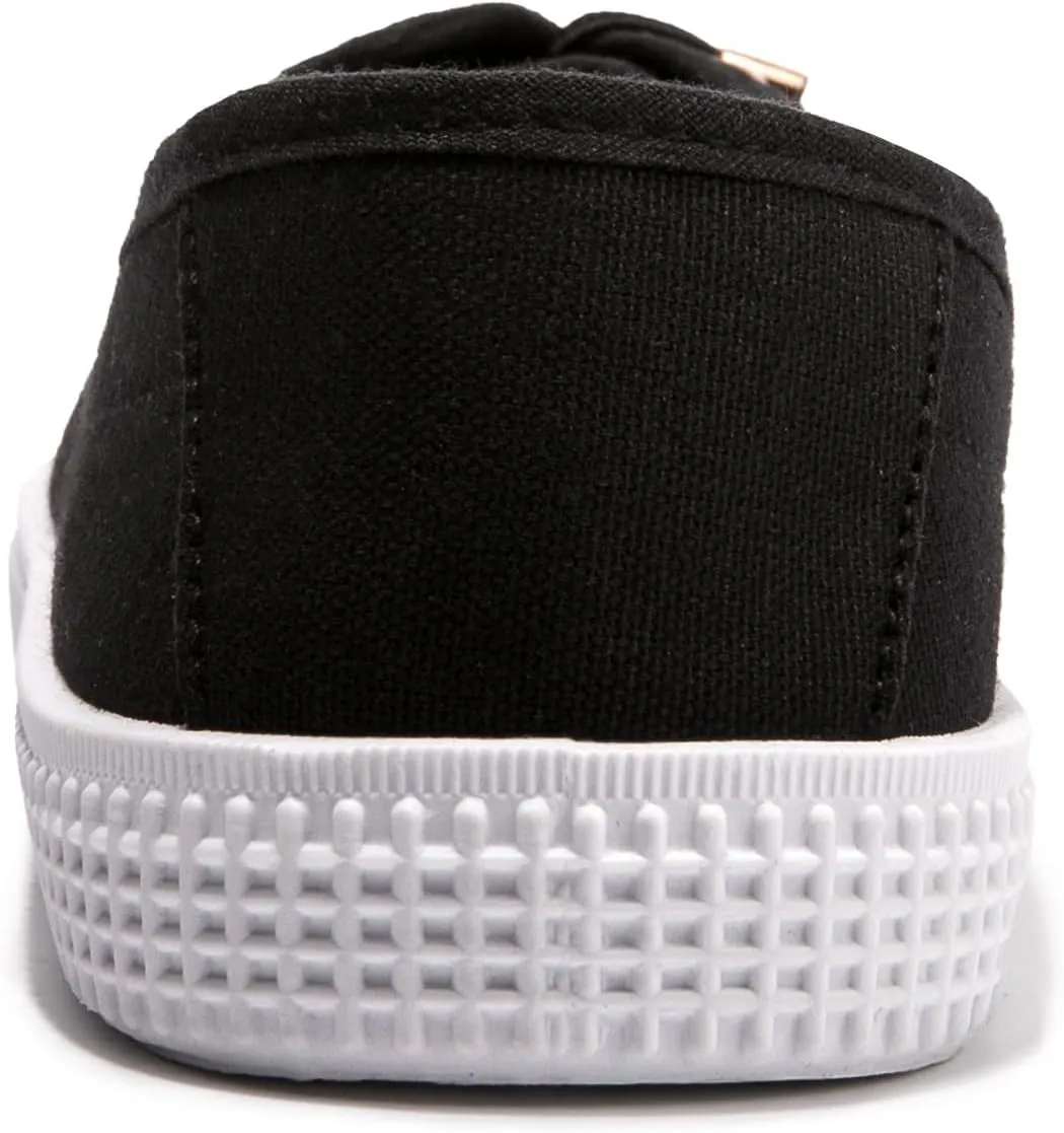 Women's Slip on Canvas Sneakers Low Top Comfort Walking Shoes Casual PU Sneakers Fashion Tennis Shoes