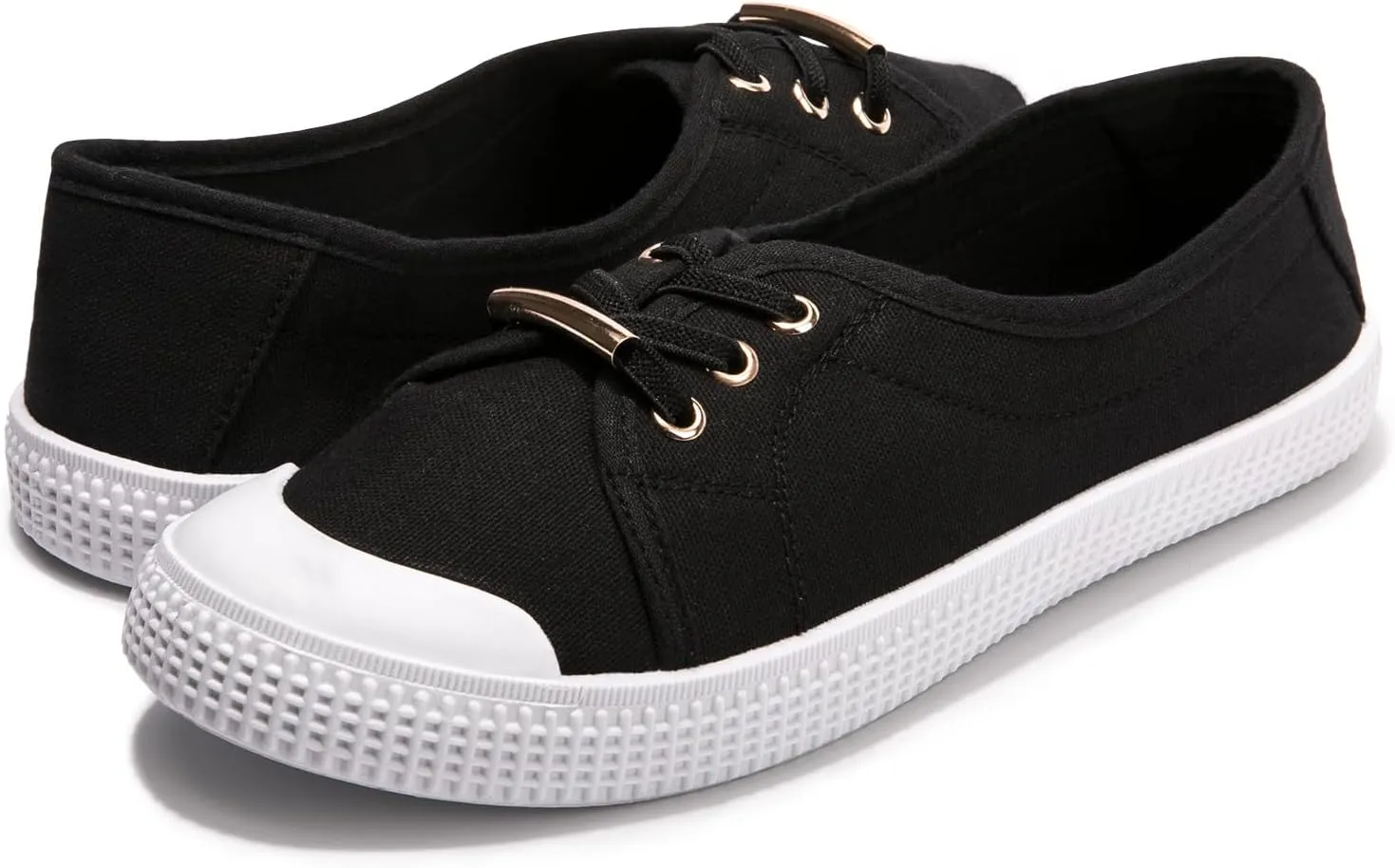 Women's Slip on Canvas Sneakers Low Top Comfort Walking Shoes Casual PU Sneakers Fashion Tennis Shoes