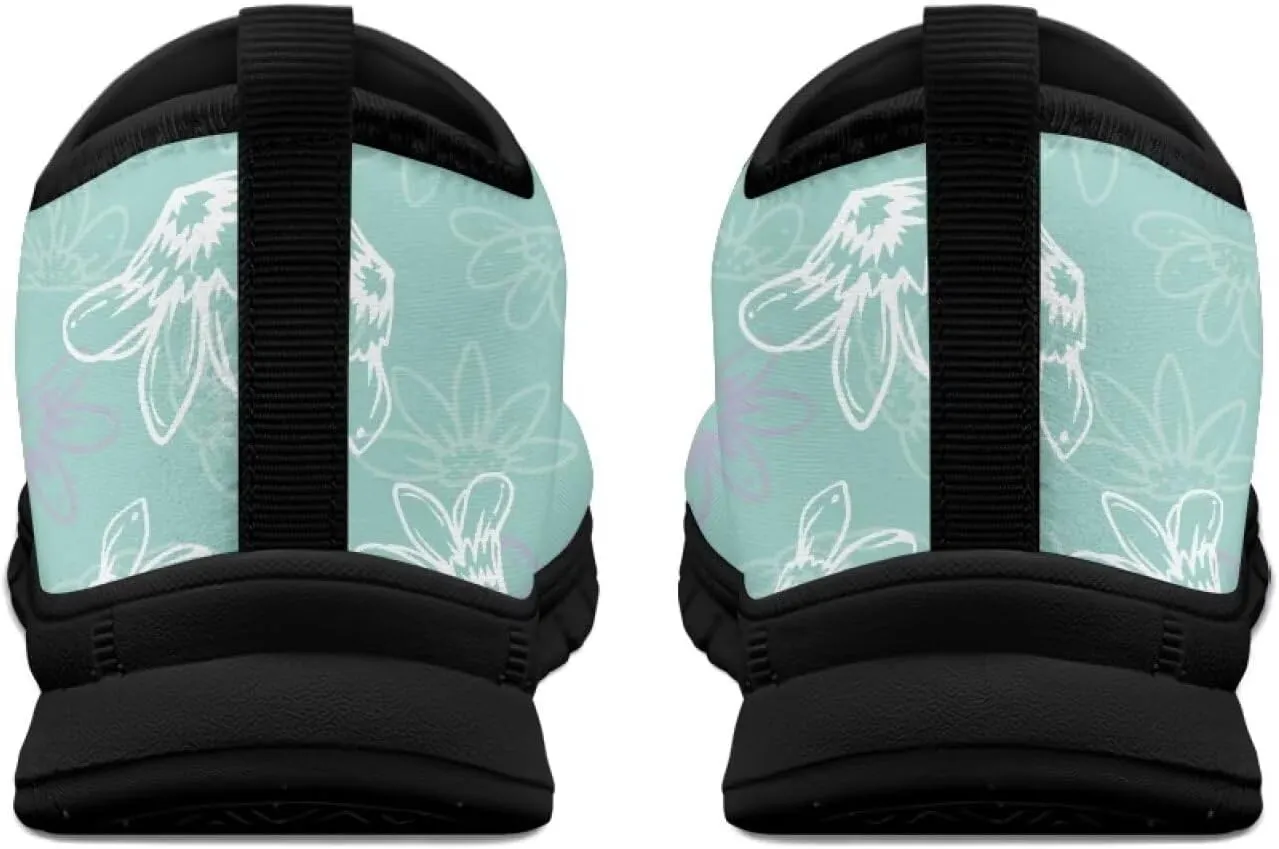 Womens Slip On Shoes Casual Travel Shoes Breathable Lightweight Work Shoes