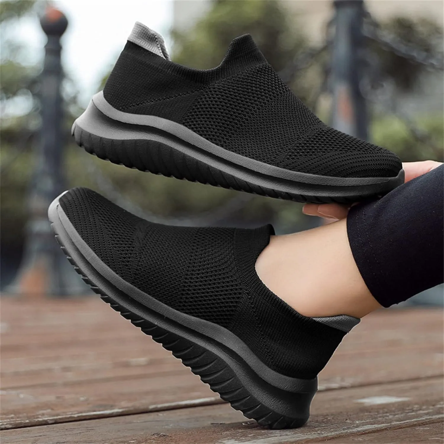 Women's Slip-on Shoes Wide Width Sneakers Hands Free Mens Dress Shoes Mesh Breathable Business Casual Shoes Casual Sneakers Waterproof Tennis Shoe Casual Loafers