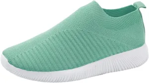 Womens Slip On Walking Shoes Lightweight Breathable Non Slip Running Shoes for Men Arch Support Dressy Casual Shoes Chunky Sneakers Steel Toe Tennis Shoe Loafers Shoe