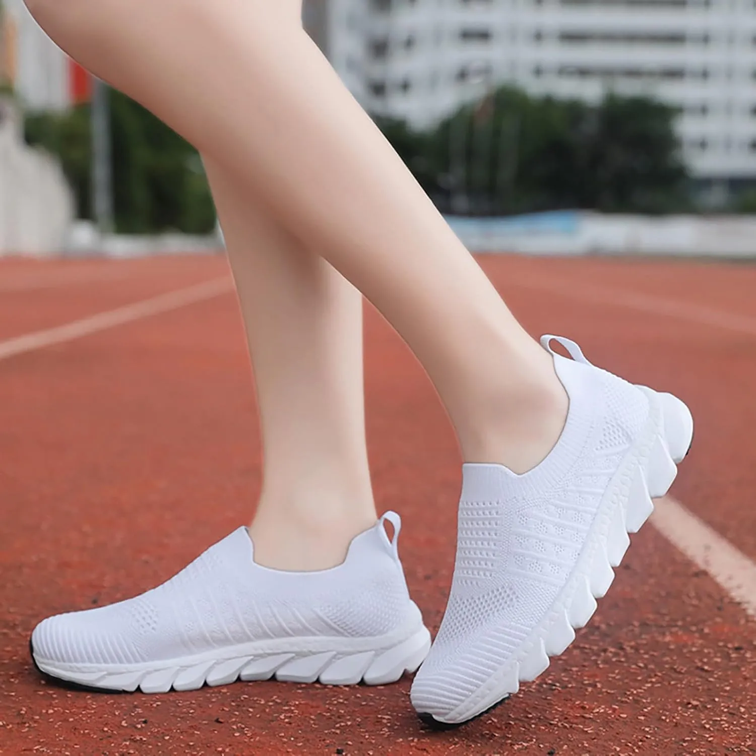 Womens Slip On Walking Shoes Non Slip Running Shoes Womens Running Shoes Arch Support Black Casual Shoes Men Shoes Sneakers Brown Tennis Shoe Trainers Shoe