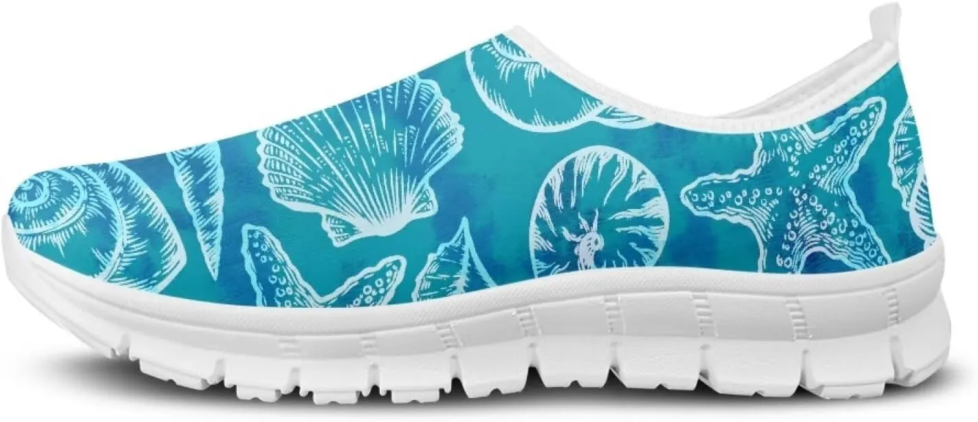 Women's Sneaker Casual Low Top Hiking Sneaker Flat Breathable Slip On Outdoor Soft Holiday Athletic Shoes for Womens
