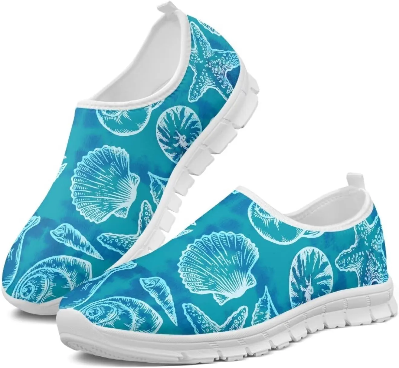 Women's Sneaker Casual Low Top Hiking Sneaker Flat Breathable Slip On Outdoor Soft Holiday Athletic Shoes for Womens