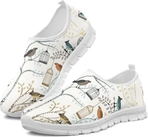 Women's Sneakers Casual Low Top Running Sneaker Flat Breathable Slip On Soft Holiday Play Athletic Shoes for Womens
