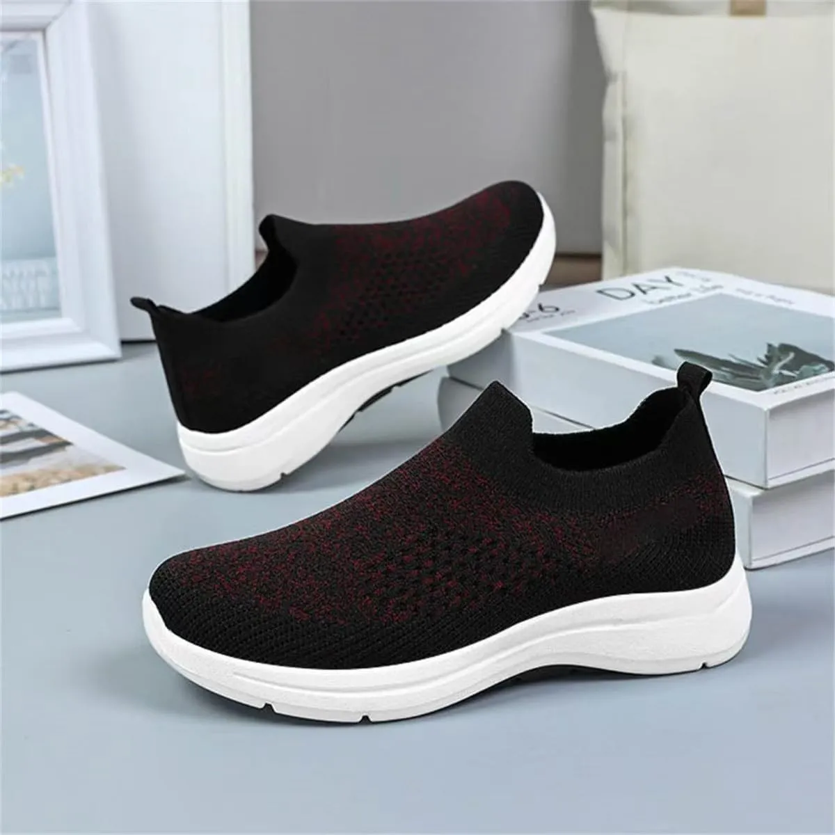 Womens Sneakers Tennis Walking Workout Gym Shoes Slip On Lightweight Comfortable Athletic Sports Running Shoes