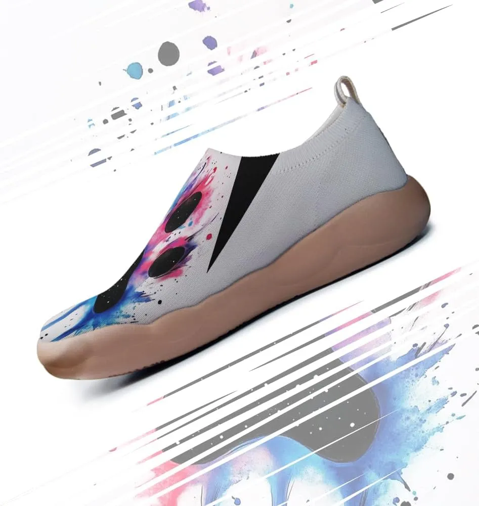 Women's Stylish Cute Slip-On Loafers Breathable Summer Ready Walking Sneakers Breathable Knitted Comfort Shoes | Cat Serises