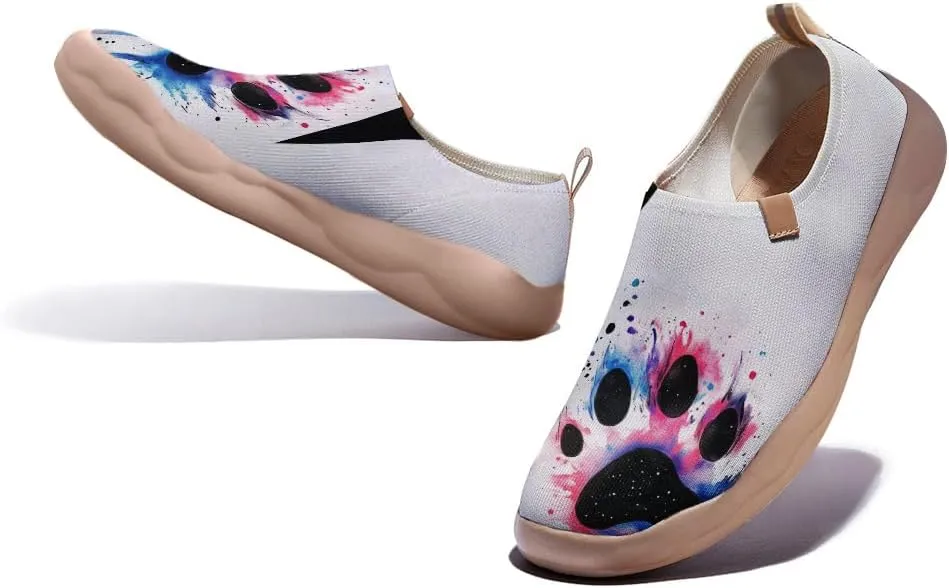 Women's Stylish Cute Slip-On Loafers Breathable Summer Ready Walking Sneakers Breathable Knitted Comfort Shoes | Cat Serises