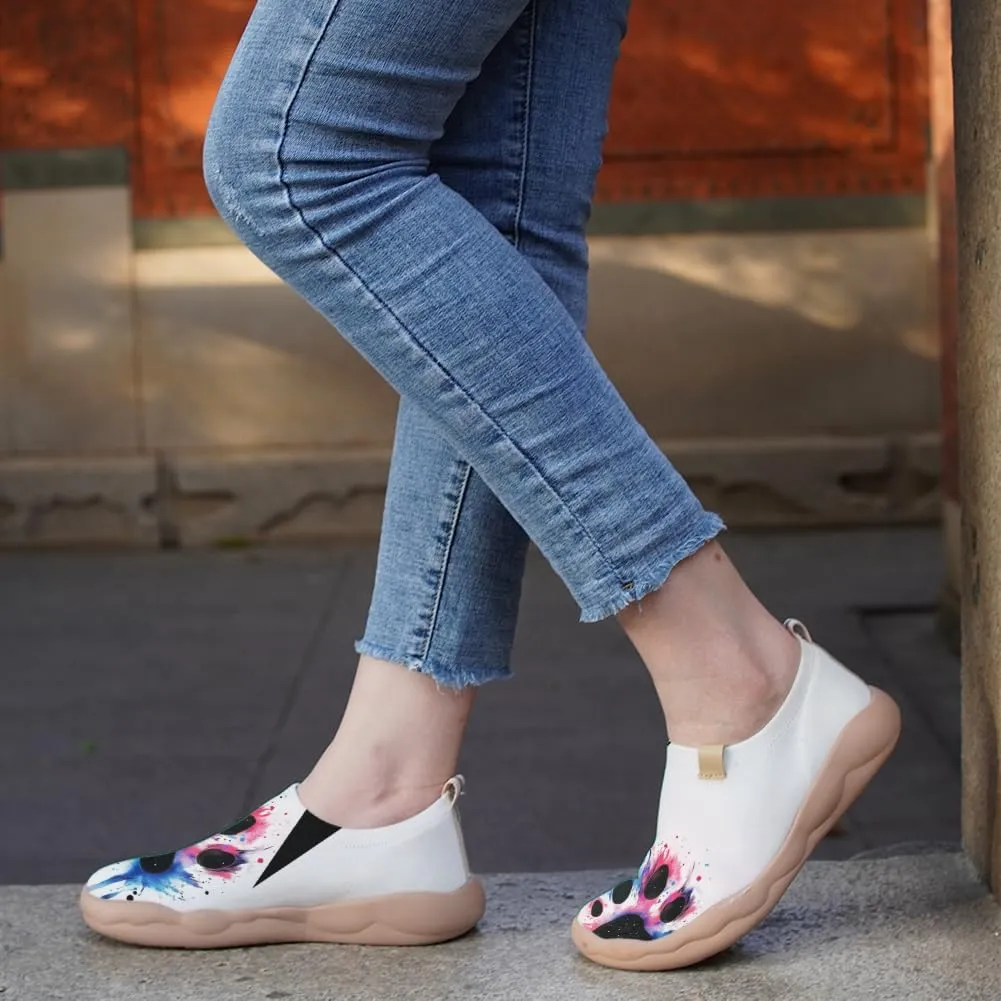 Women's Stylish Cute Slip-On Loafers Breathable Summer Ready Walking Sneakers Breathable Knitted Comfort Shoes | Cat Serises
