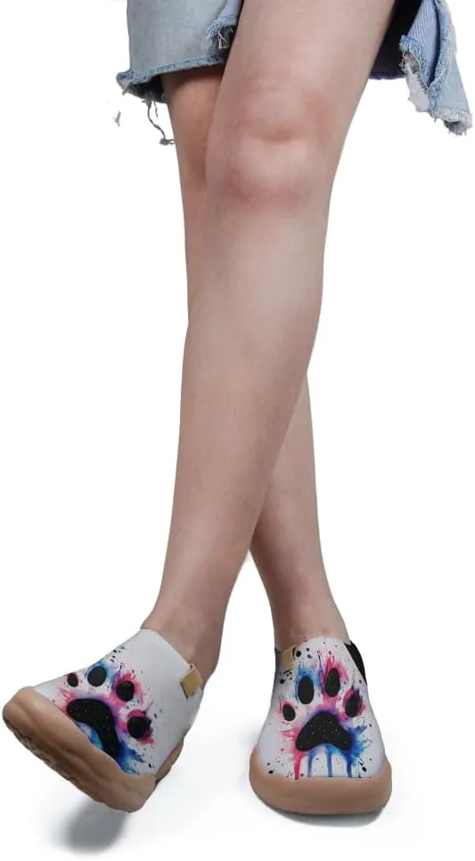 Women's Stylish Cute Slip-On Loafers Breathable Summer Ready Walking Sneakers Breathable Knitted Comfort Shoes | Cat Serises
