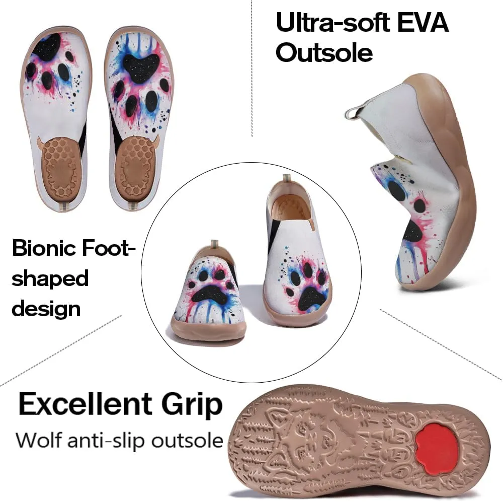 Women's Stylish Cute Slip-On Loafers Breathable Summer Ready Walking Sneakers Breathable Knitted Comfort Shoes | Cat Serises