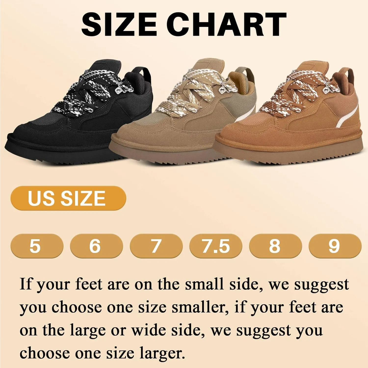 Women's Suede Sneakers Fashion Lace-up Sneakers for Women Casual Comfortable Anti-Slip Outdoor Walking Shoes