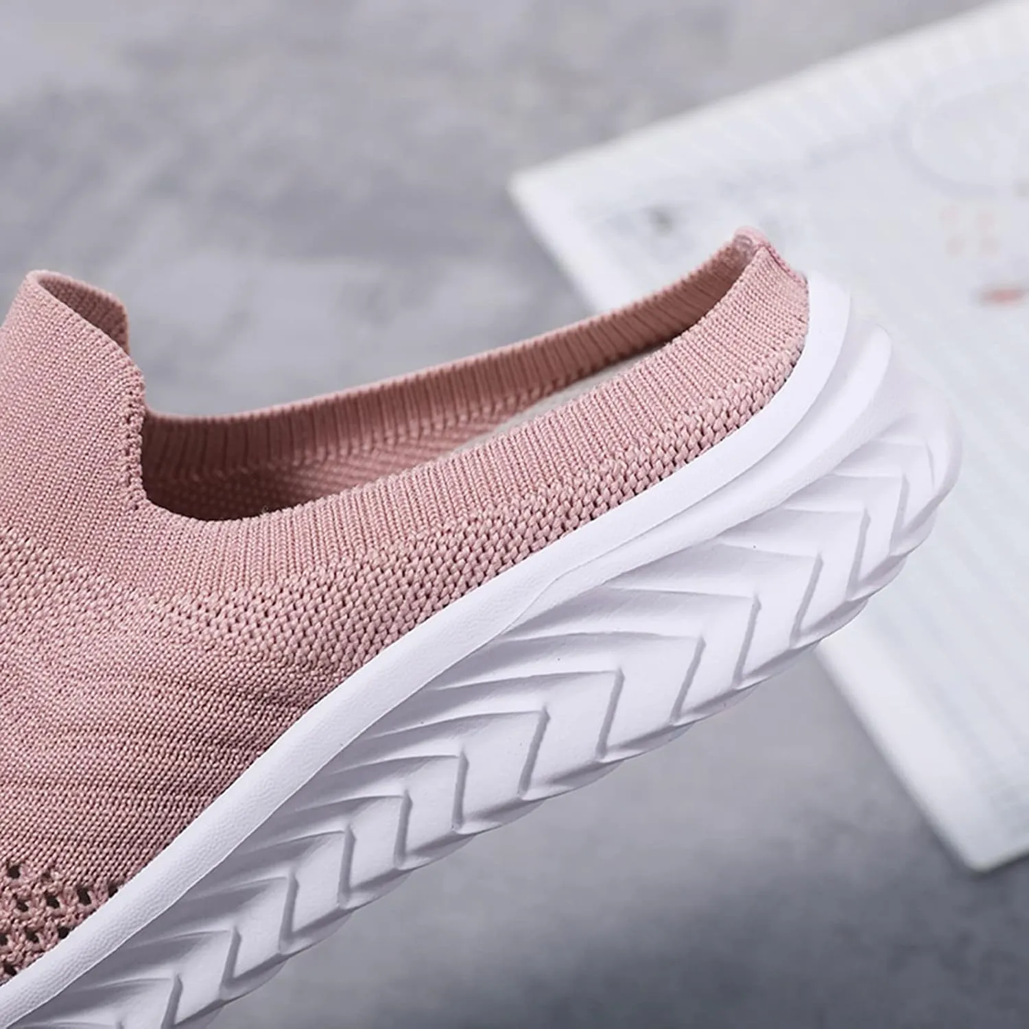 Womens Summer Breathable Mesh Slippers Mens Casual Shoes Walking Men's Casual Dress Shoes Men's Fashion Sneakers White Tennis Shoe Loafers Casual Slip On