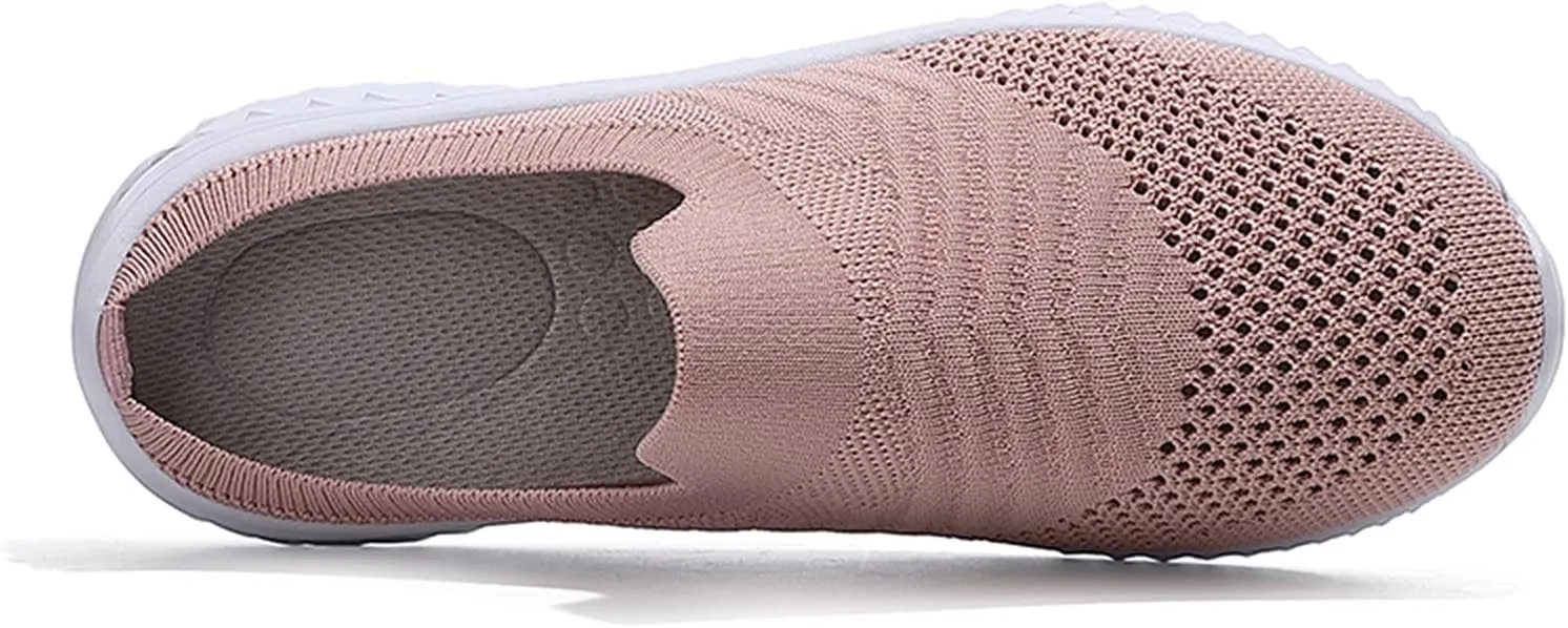 Womens Summer Breathable Mesh Slippers Mens Casual Shoes Walking Men's Casual Dress Shoes Men's Fashion Sneakers White Tennis Shoe Loafers Casual Slip On