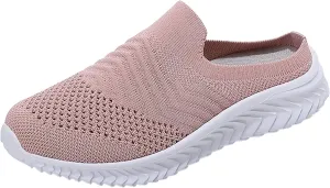 Womens Summer Breathable Mesh Slippers Mens Casual Shoes Walking Men's Casual Dress Shoes Men's Fashion Sneakers White Tennis Shoe Loafers Casual Slip On