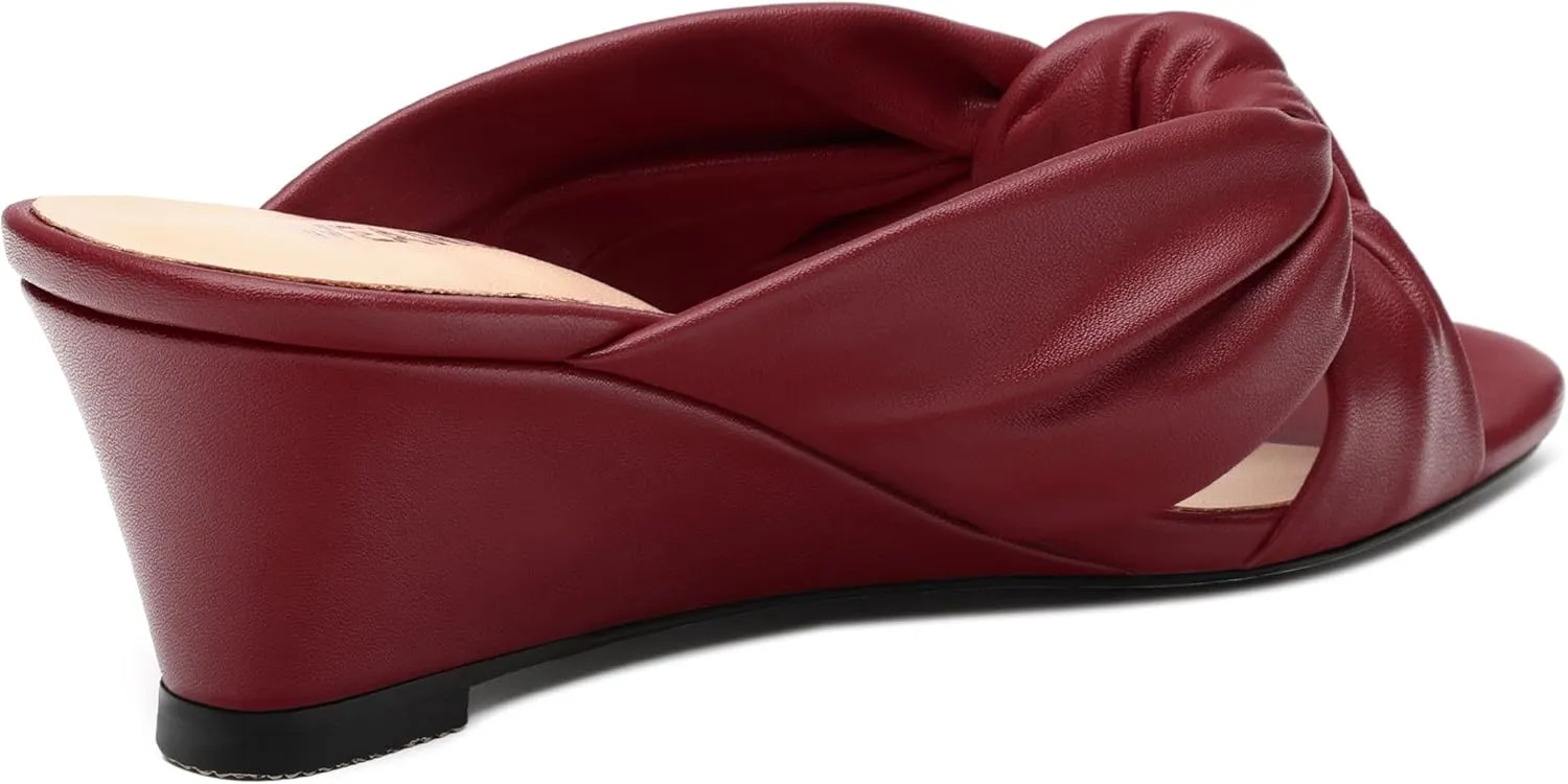 Women's Wedge Heel Sandals,Round Open Toe Slope Sandals for women,Casual Party,Dating,Vacation,Summer Must Have Sandals