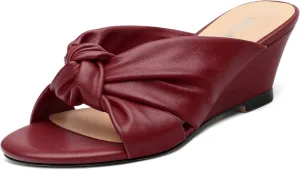 Women's Wedge Heel Sandals,Round Open Toe Slope Sandals for women,Casual Party,Dating,Vacation,Summer Must Have Sandals