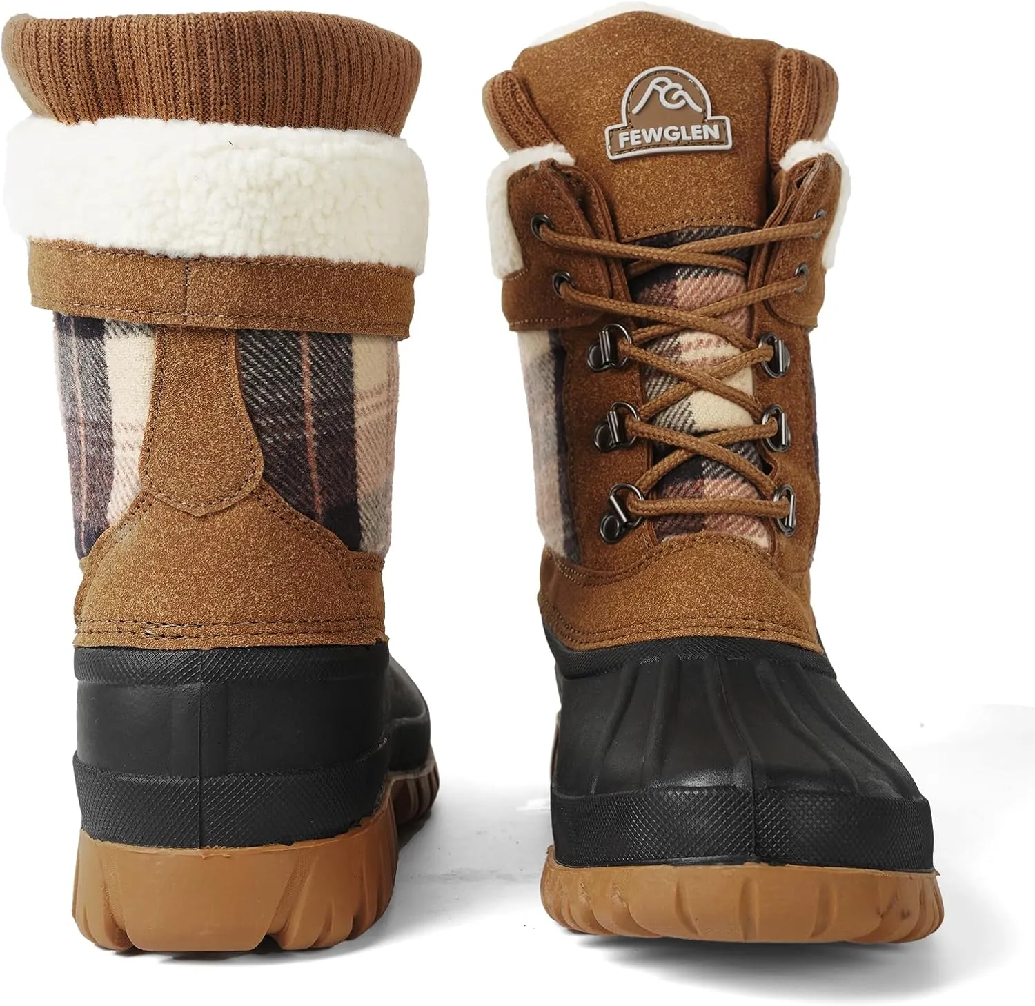 Womens Winter Snow Boots Waterproof Insulated Shell Duck Boots For Women Warm Boots Cold Weather