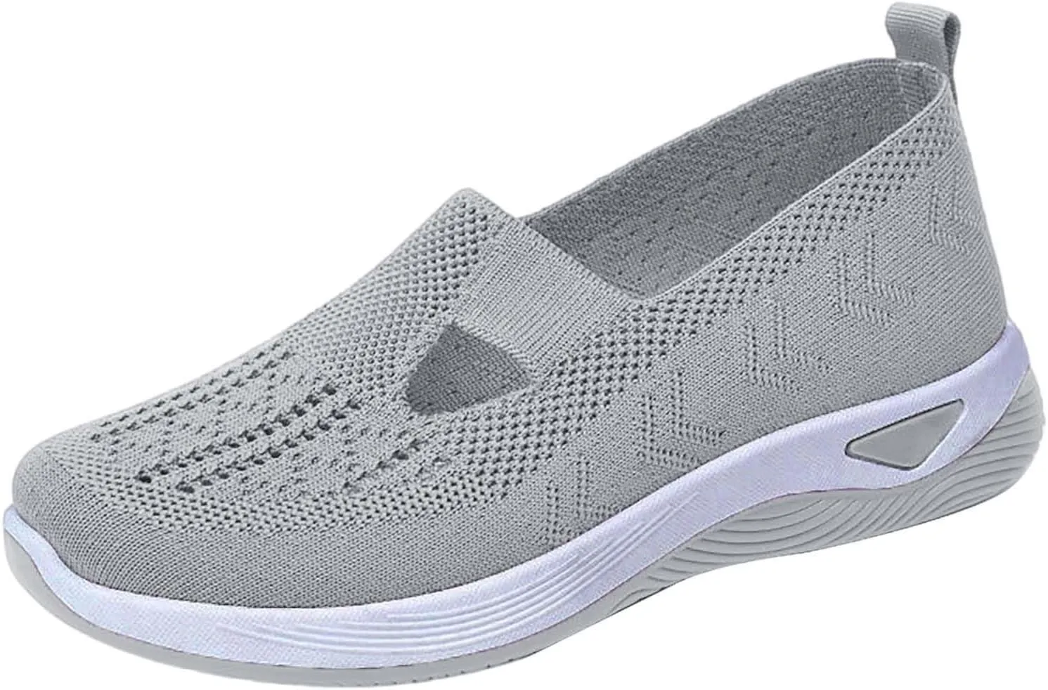 Women's Woven Orthopedic Breathable Soft Shoes Tennis Shoes Womens Wide Feet Casual Work Shoes Platform Sneakers White Tennis Shoe Loafers Dress Shoe