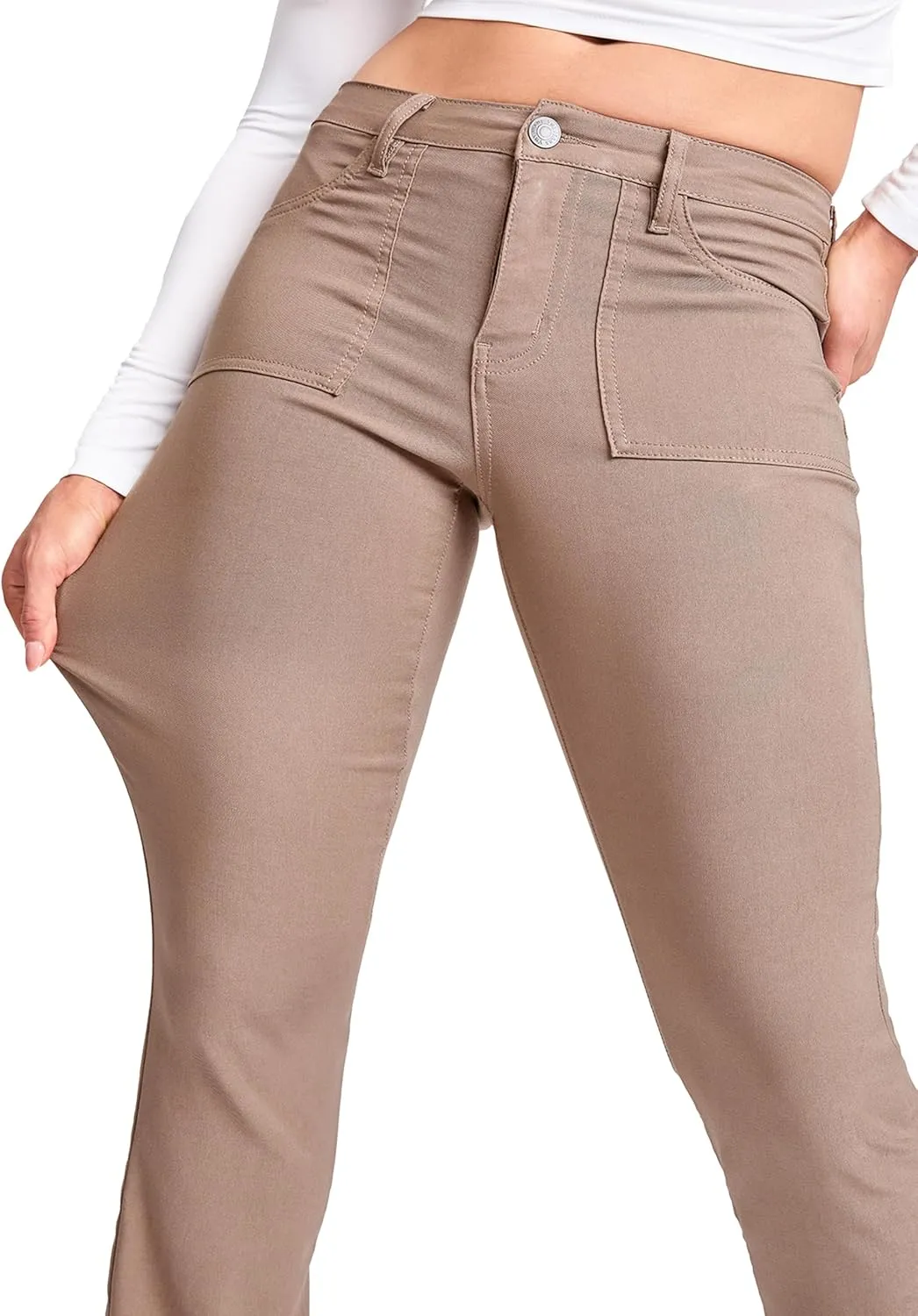 YMI Jeans Women's Hyperstretch Mid Rise Bootcut Pants