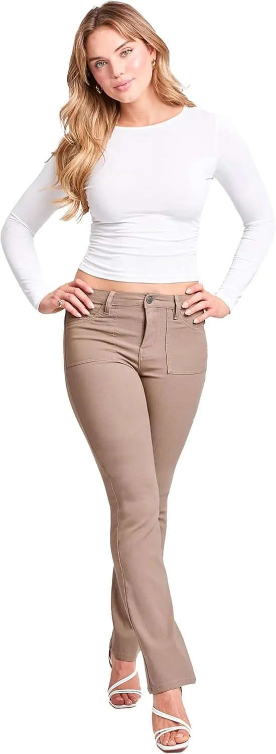 YMI Jeans Women's Hyperstretch Mid Rise Bootcut Pants