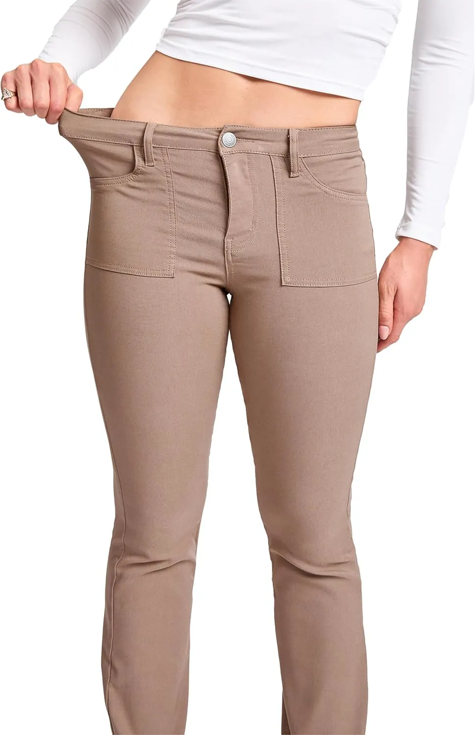 YMI Jeans Women's Hyperstretch Mid Rise Bootcut Pants