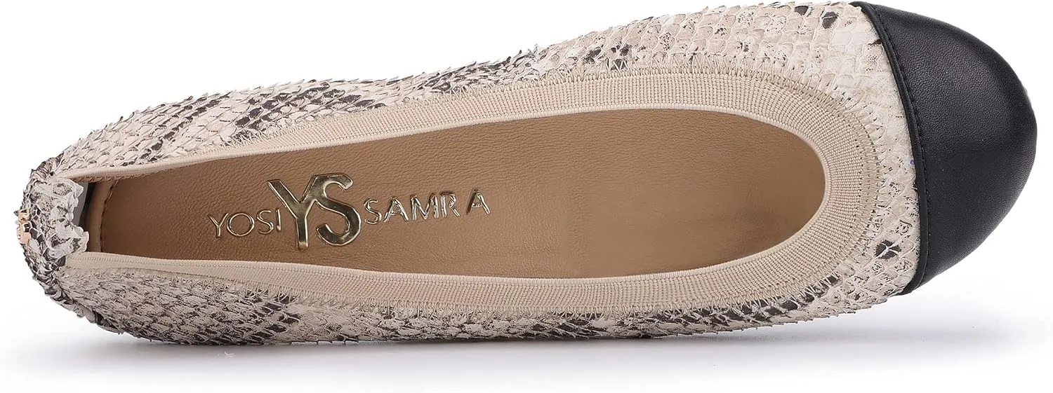 Yosi Samra Samantha Classic Leather Foldable Ballet Flat