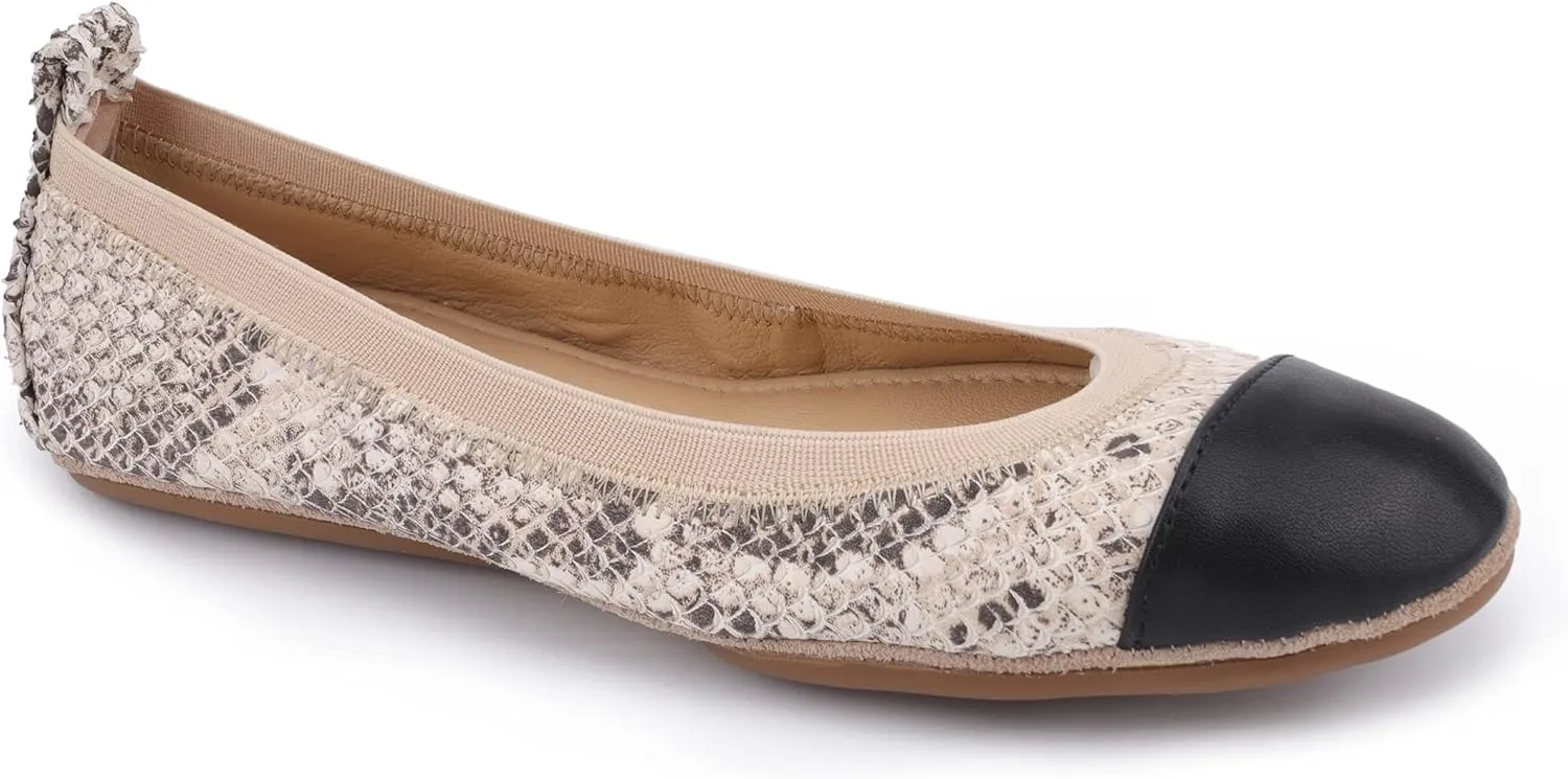Yosi Samra Samantha Classic Leather Foldable Ballet Flat