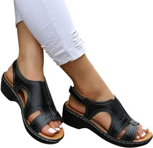 ZBYY Sandals for Women Wide Width,Summer Comfy Platforms Sandals Beach Travel Shoes Casual Gladiator Outdoor Sandals